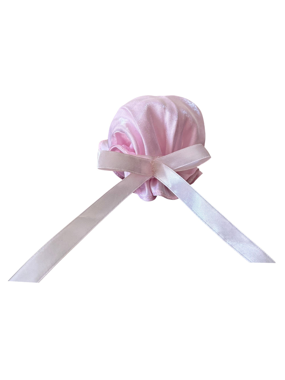 Pink Organza Bun Cover – Balletcore Coquette Scrunchie Hair Accessory