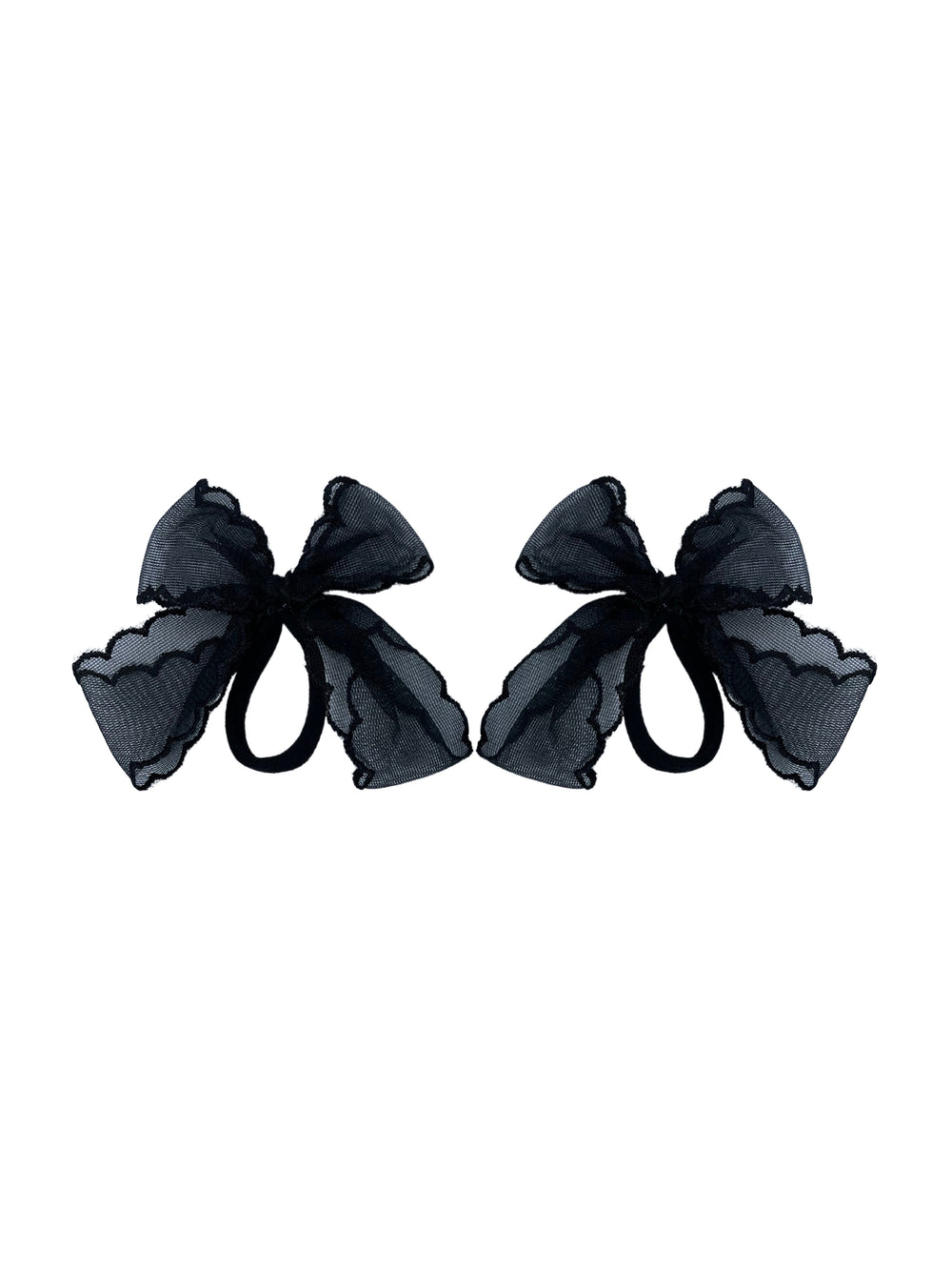 Mini lace bow black 🎀🎀 !