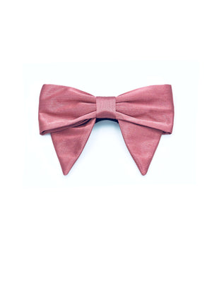 Hair Bow Clips Women Pink Bow Clip