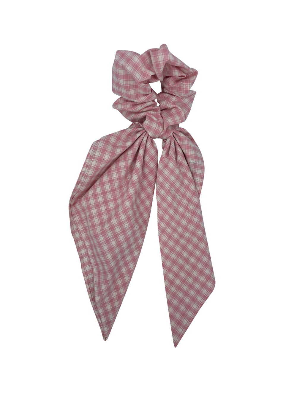Pink ! Gingham scrunchie