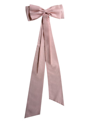 Pink Cotton Maxi Bow for Women | Oversized Hair Bow