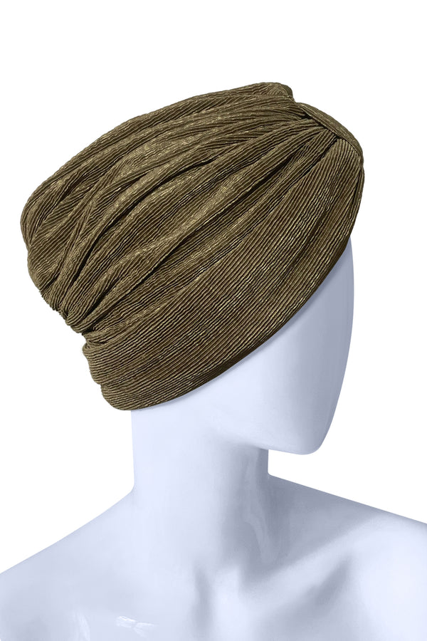 Rive de Seine Turban – Green/Khaki Women’s Hair Accessory