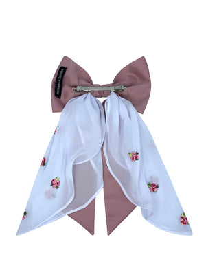 Parisian Hair Clips Pink Bouquet Clip - New