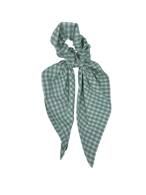 New ! Mint gingham scrunchie !