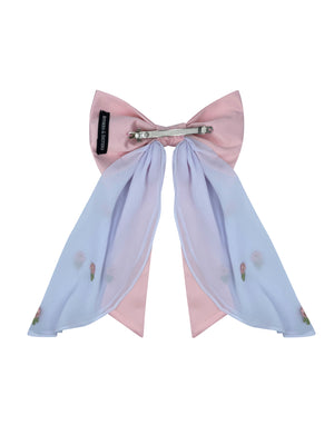 Cute Hair Bows for Women Pink Sunflowers Clip -New!