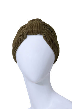 Rive de Seine Turban – Green/Khaki Women’s Hair Accessory