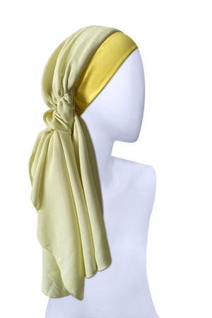 Light yellow headwrap ! New ! Limited edition !