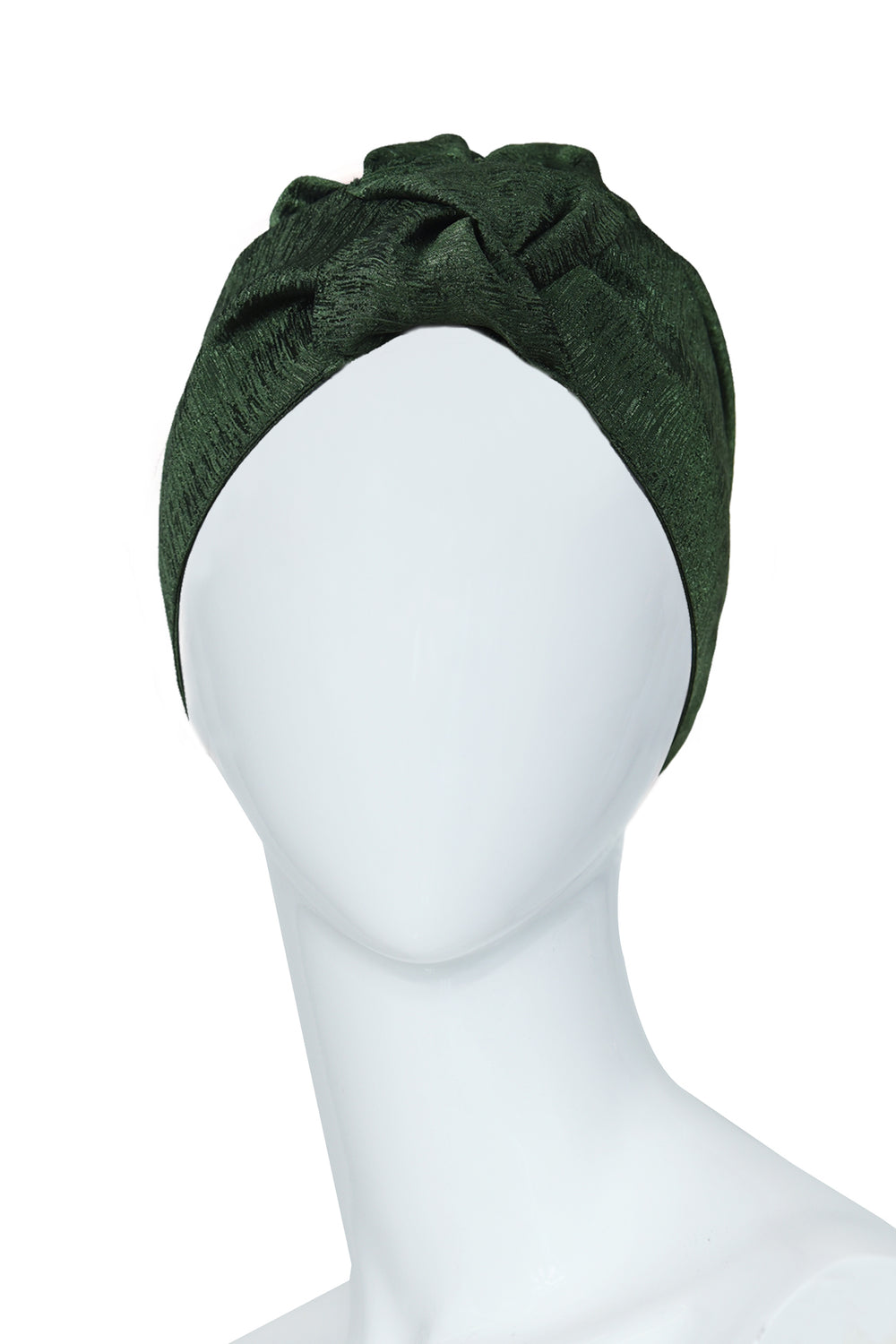 Women’s Turban Headwrap Green Knotted Turban