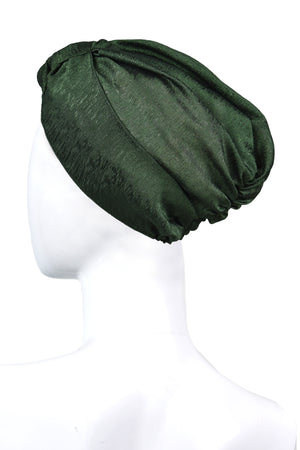 Women’s Turban Headwrap Green Knotted Turban