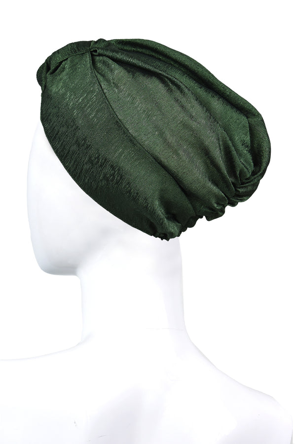 Women’s Turban Headwrap Green Knotted Turban