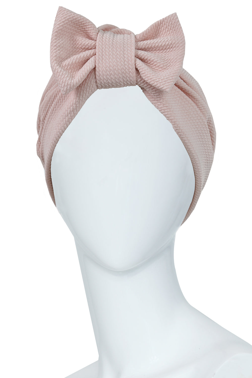 Women’s Turban Headwrap Light Pink Turban With Bow