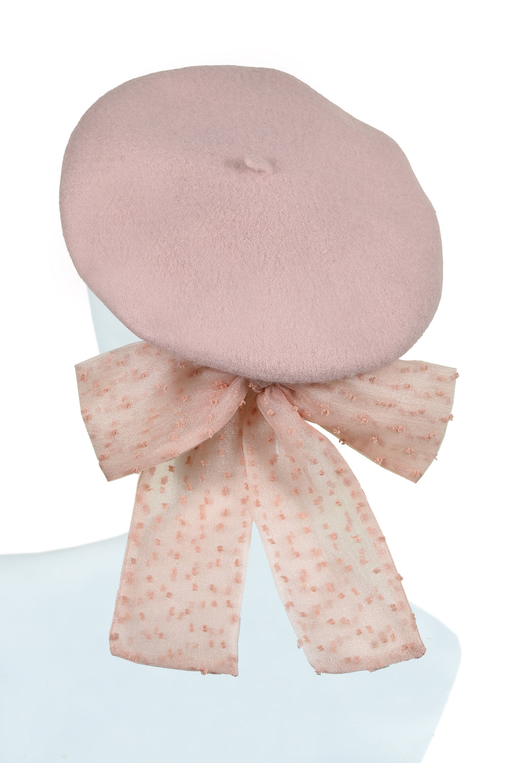 Pink Plumetis Beret – NEW!
