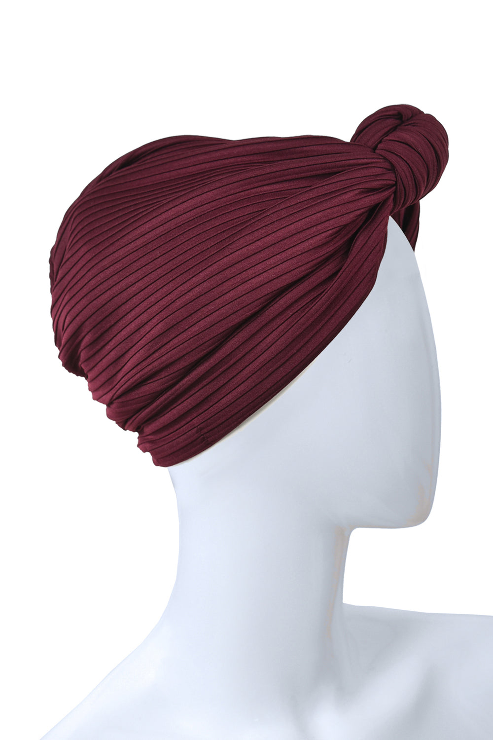 Women’s Hair Turban Malesherbes Knot Burgundy Turban