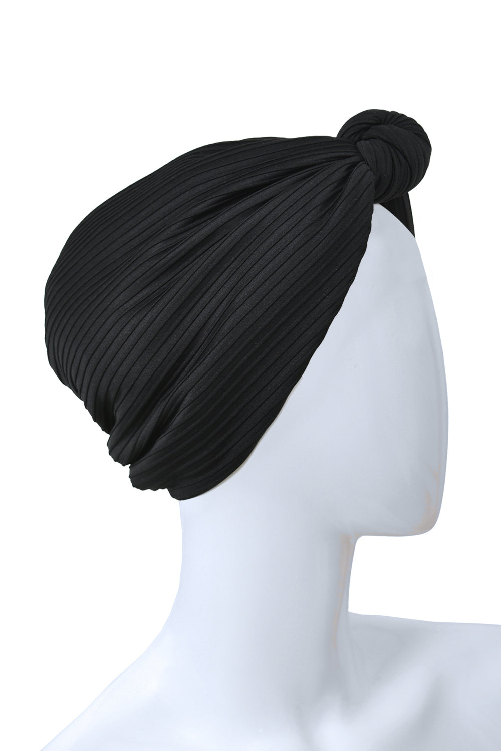 Women’s Hair Turban Louvre Rivoli Knot Black Turban