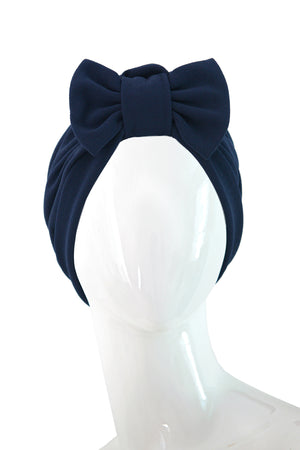 Luxury Turban Headband Blue Turban With Volume - NEW !