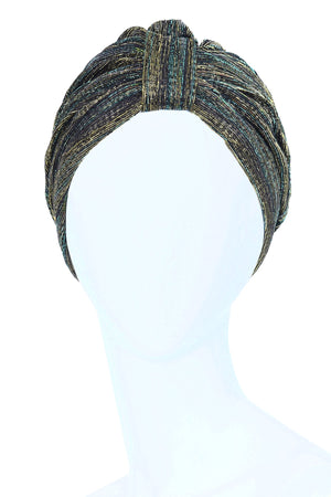 Soft Turban for Hair Loss Striped Multi Colored Turban - NEW !