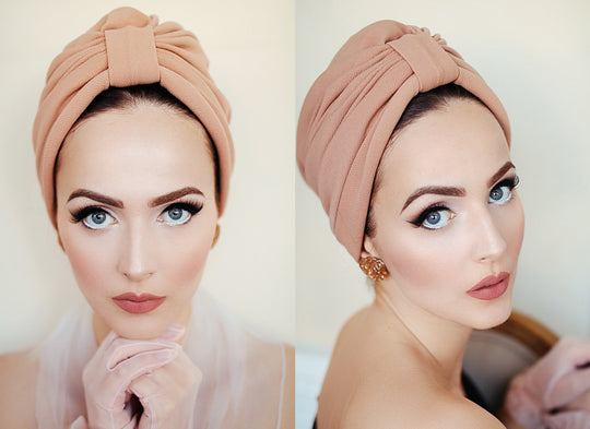 Aida Van Munster wearing turban by Brothers and Sisters