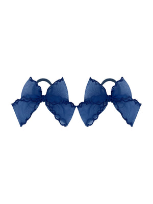 Elegant Hair Bows Blue Mini Lace Hair Bow Ties - NEW 🎀🎀