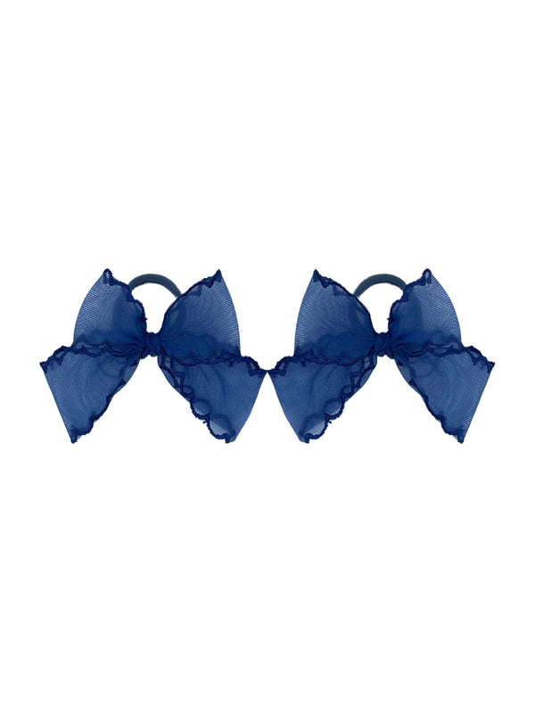 Elegant Hair Bows Blue Mini Lace Hair Bow Ties - NEW 🎀🎀