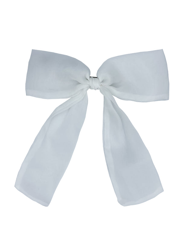 White organza - New hair clip !