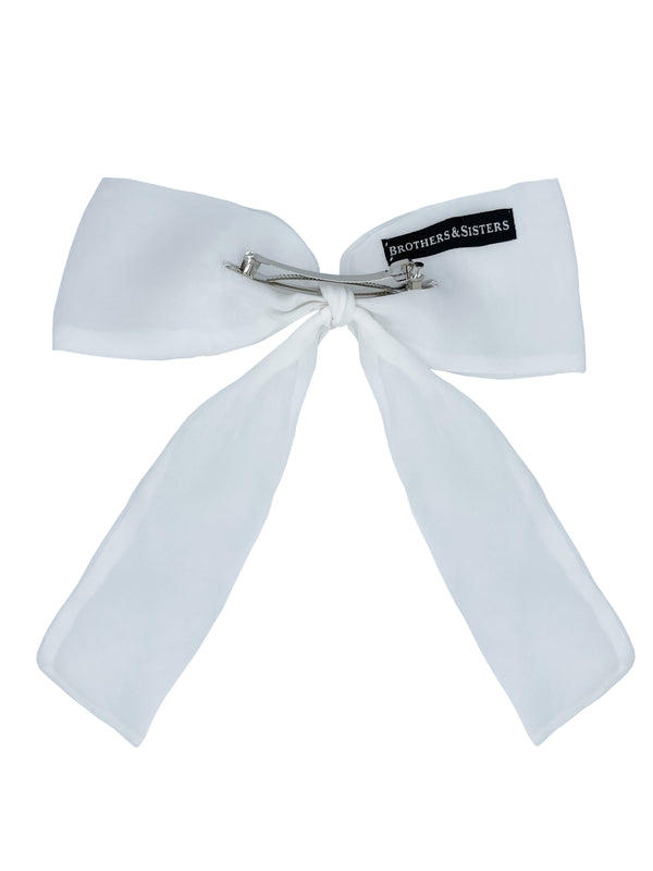 White organza - New hair clip !