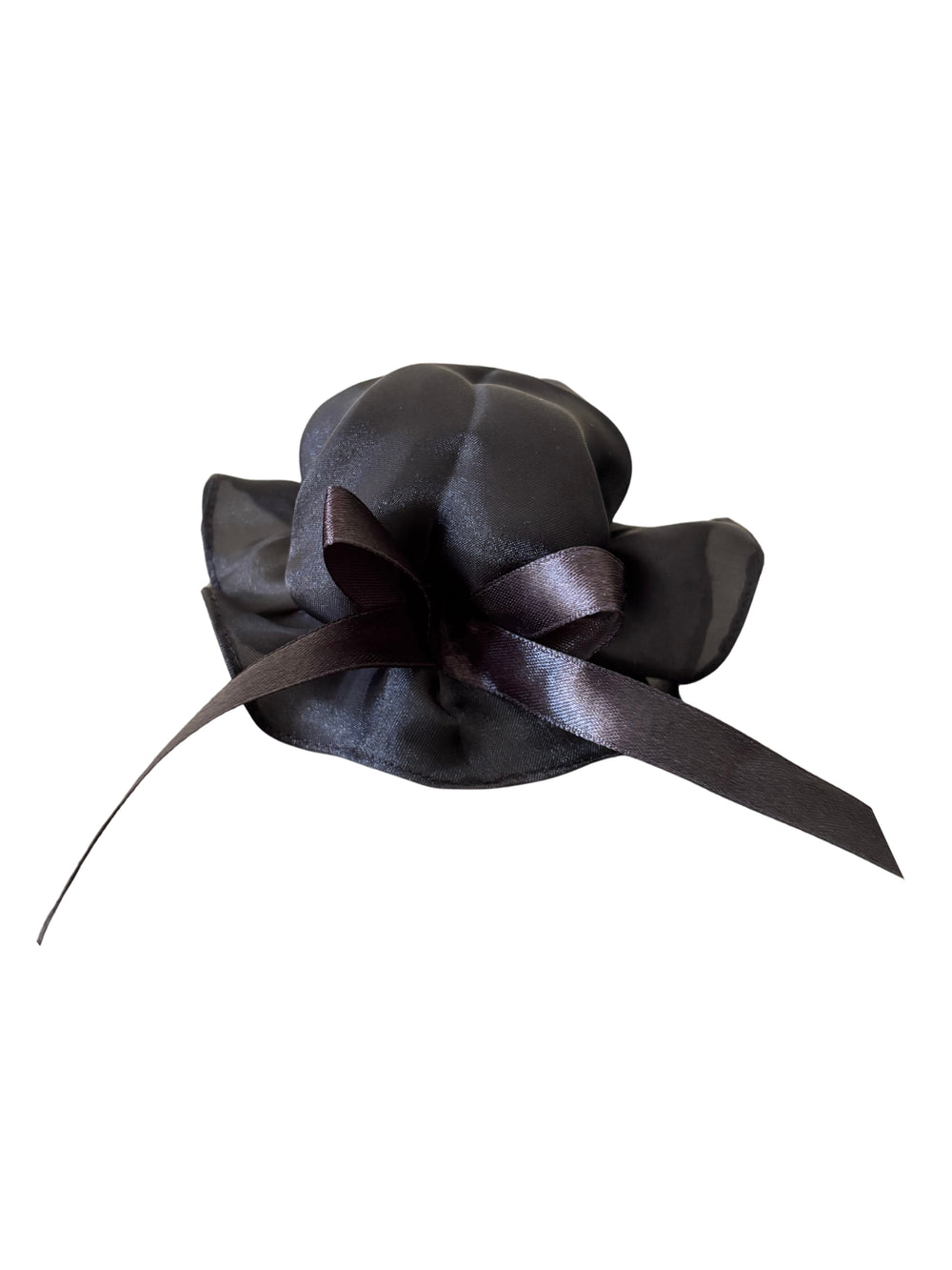 Black Organza Bun Cover – Balletcore Coquette Hair Accessory inspired by retro fashion