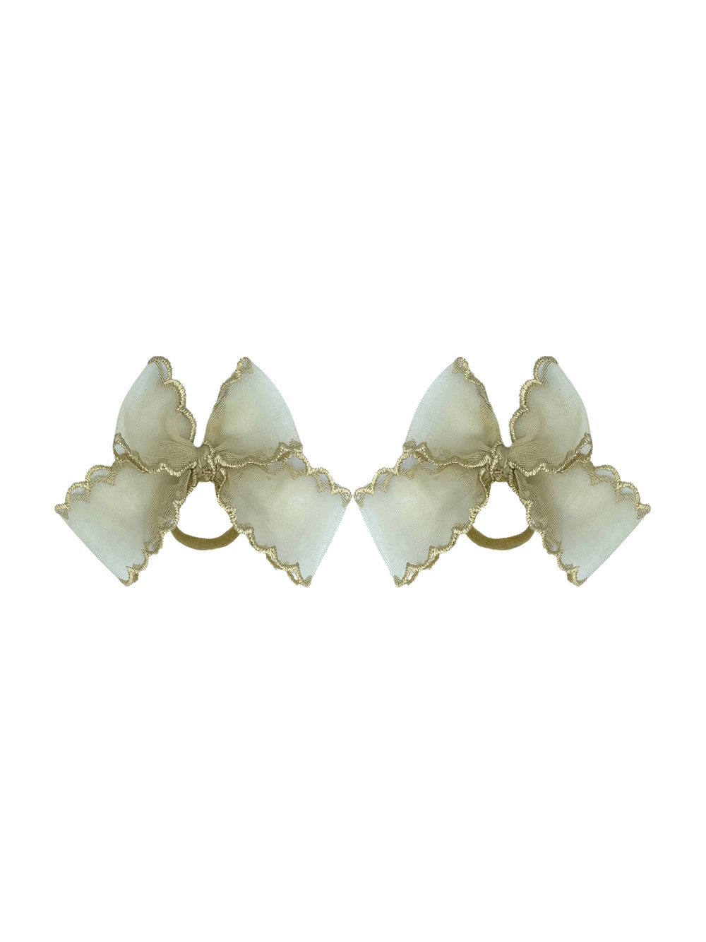 Elegant Hair Bows Mini Lace Bow Camel 🎀🎀