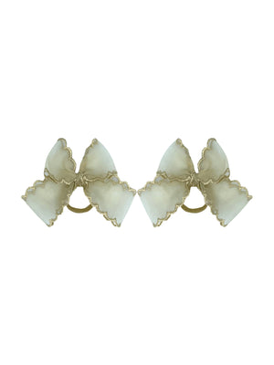 Mini lace bow camel 🎀🎀
