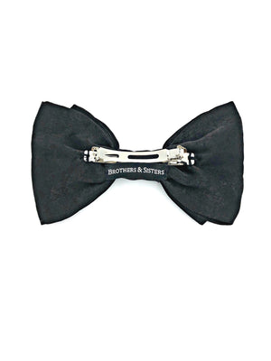 Black double bow