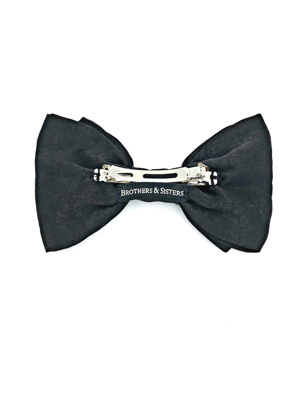 Black double bow