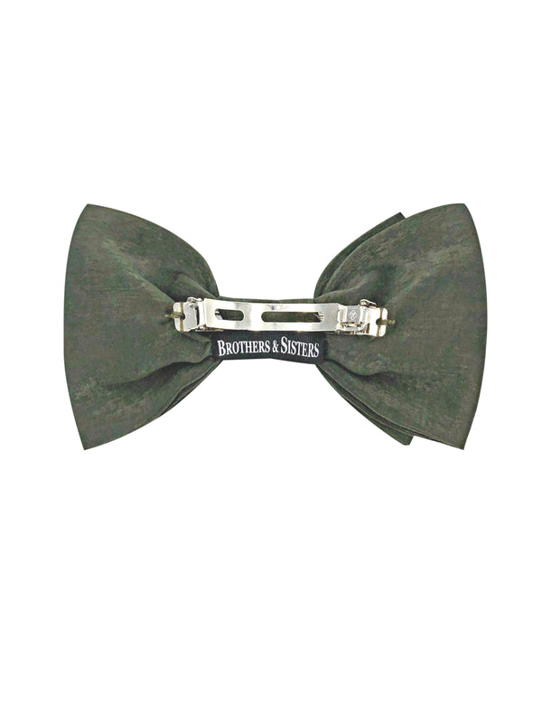 Khaki double bow