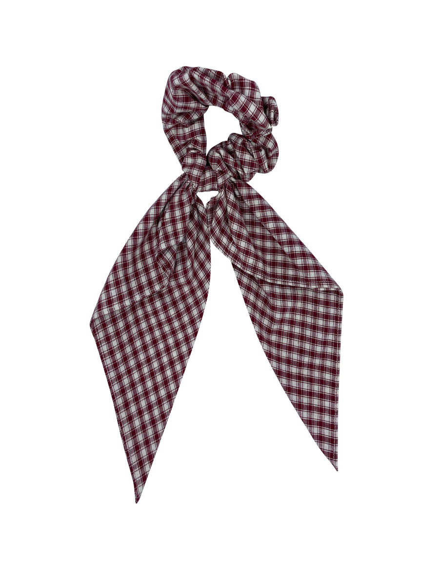New ! Red gingham bow clip !