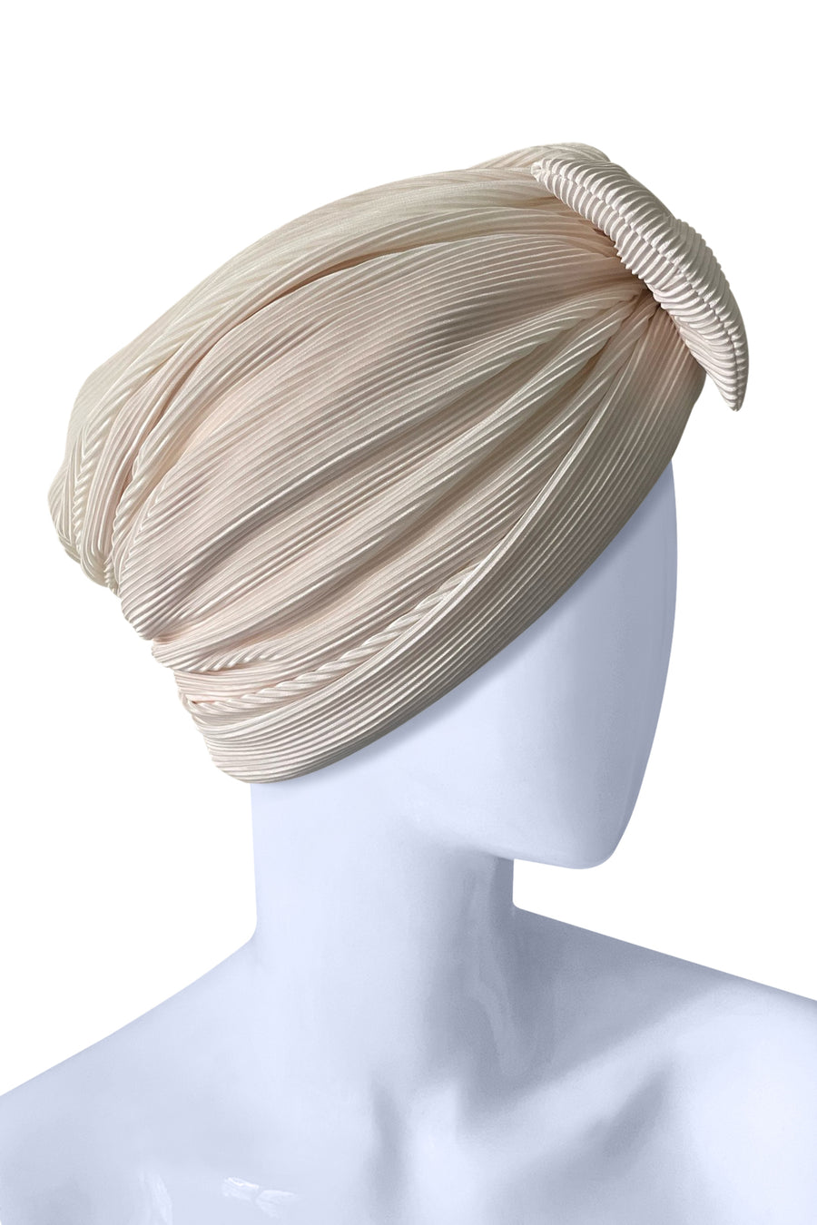 MONTORGEUIL - NEW OFF WHITE TURBAN WITH BOW !