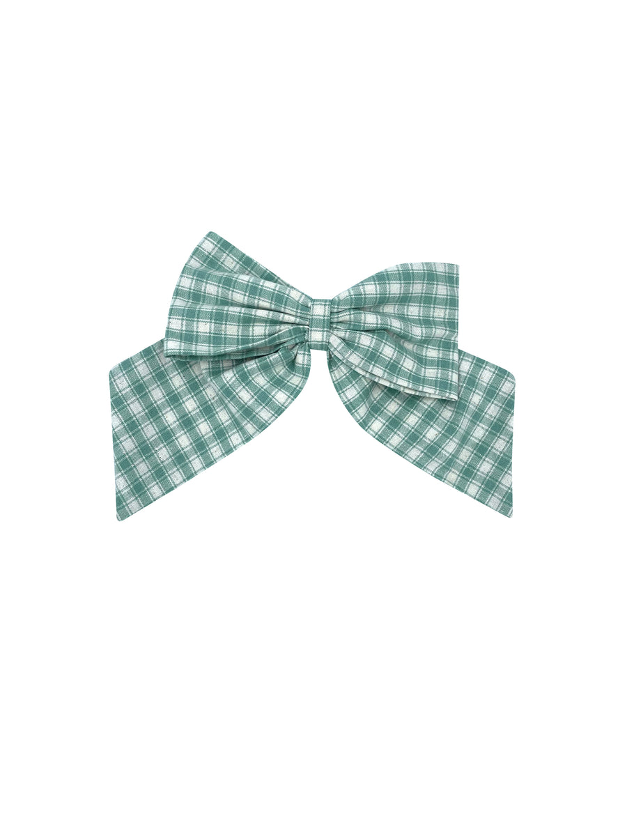 New ! Mint Gingham hair clip