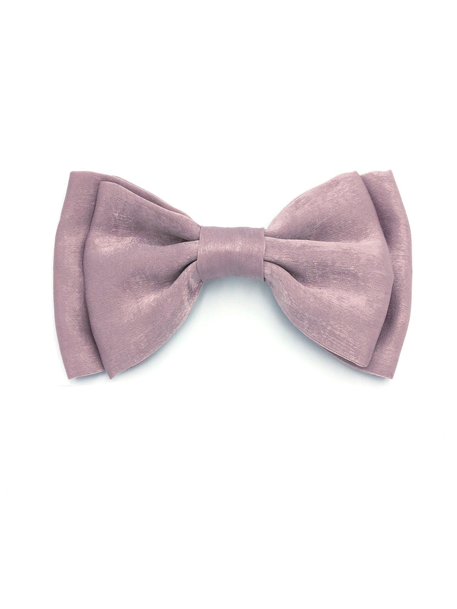 Pastel purple double bow