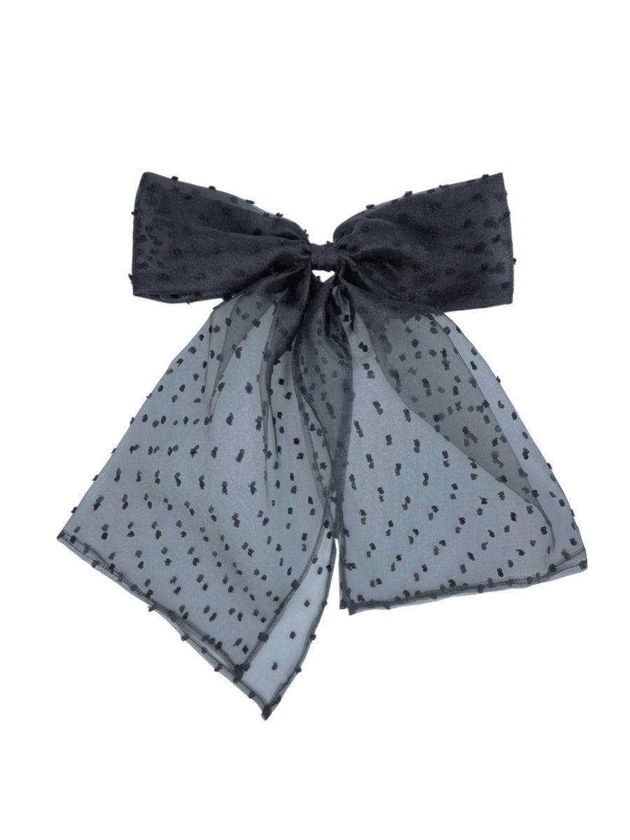 The black plumeti  bow - NEW !