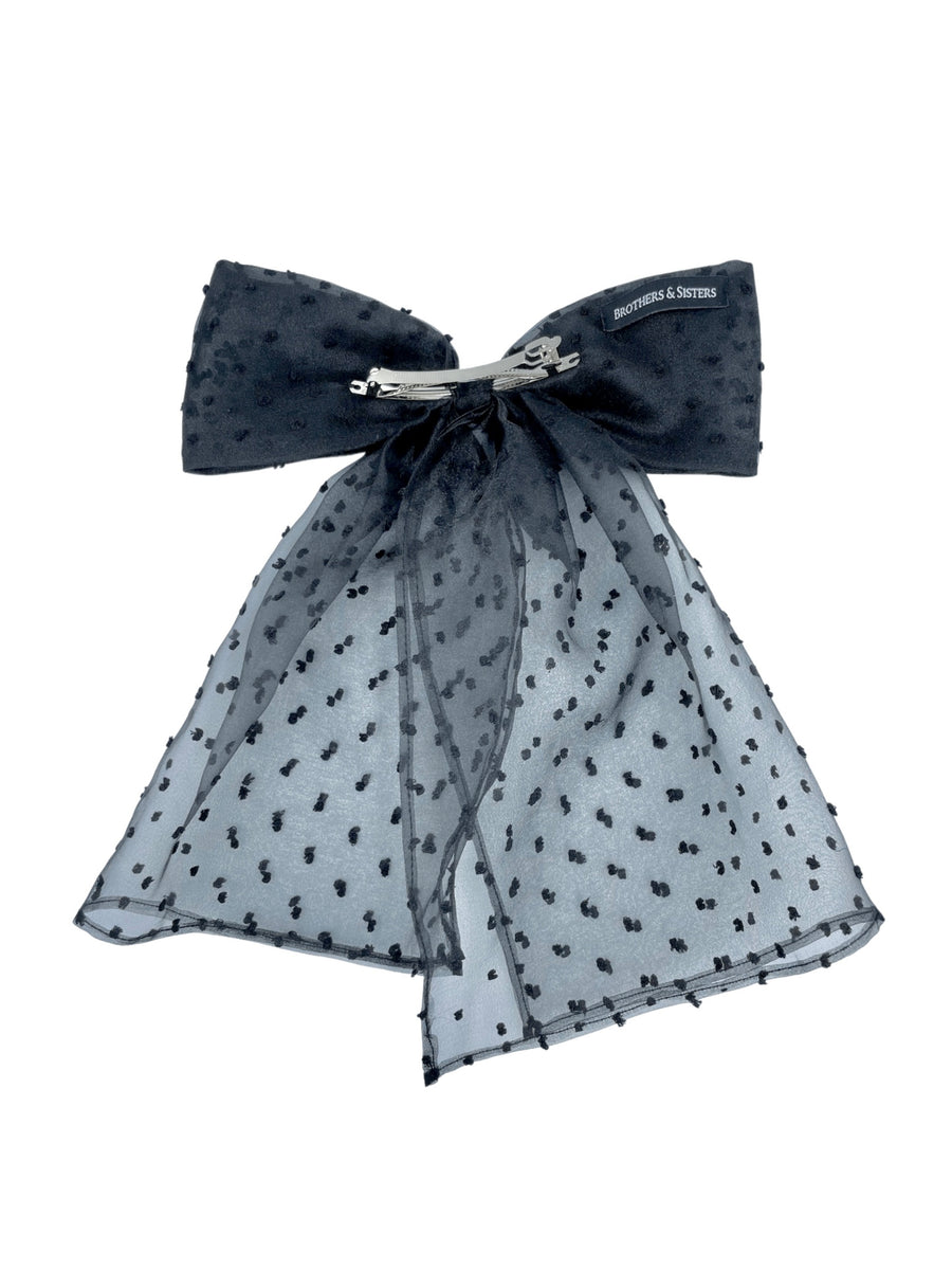 The black plumeti  bow - NEW !