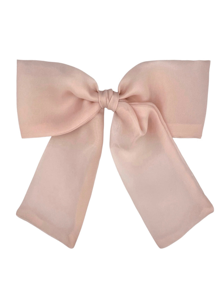 Blush pink organza - New bow !