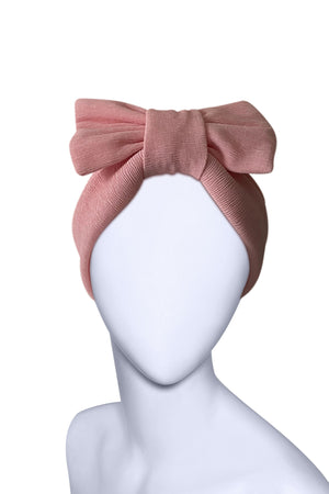 Women pink Turban – Breathable & Non-Sheer Headwrap for All-Day Comfort