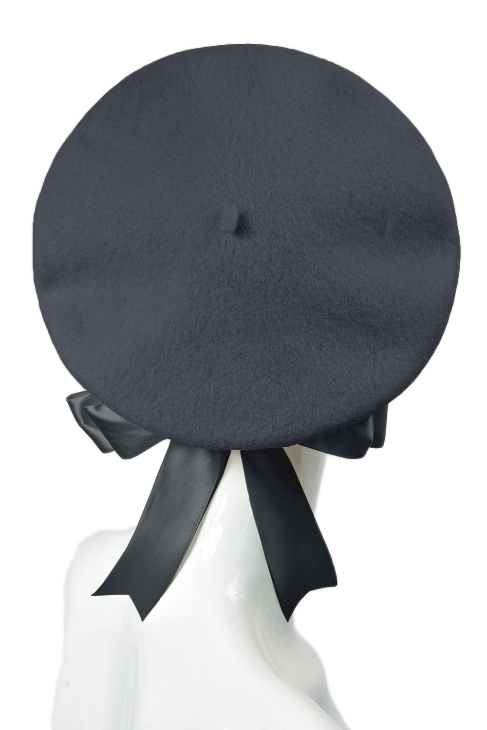 Beret gris et noir.