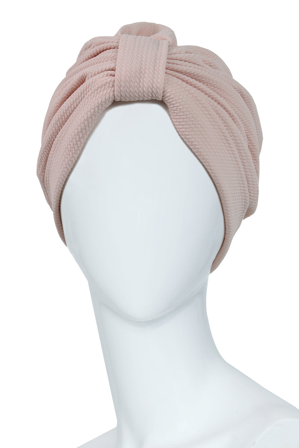 PINK WAFFLED TURBAN