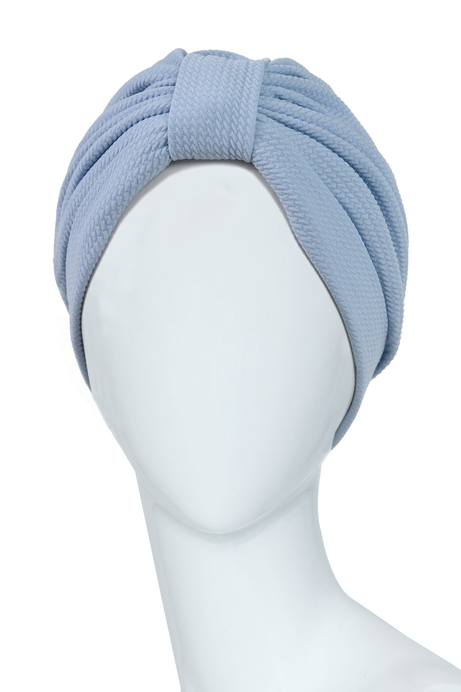 TURBAN BLEU CLAIR