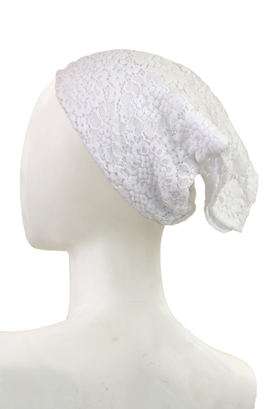 White lace bandana