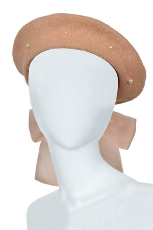 BERET PERLES OLD PINK