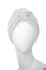 BLANCHE Pleated Mousseline Turban