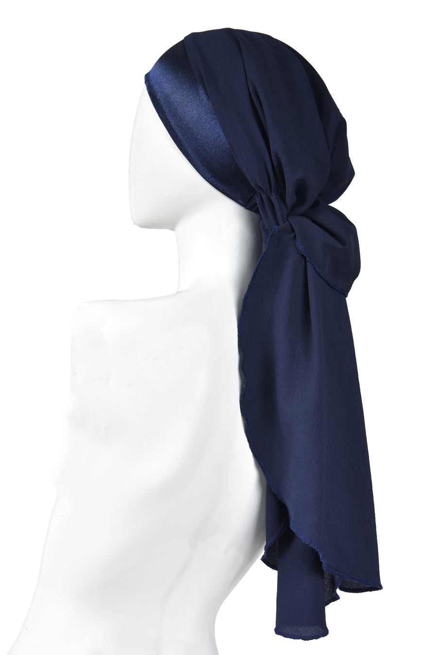 Navy blue headwrap