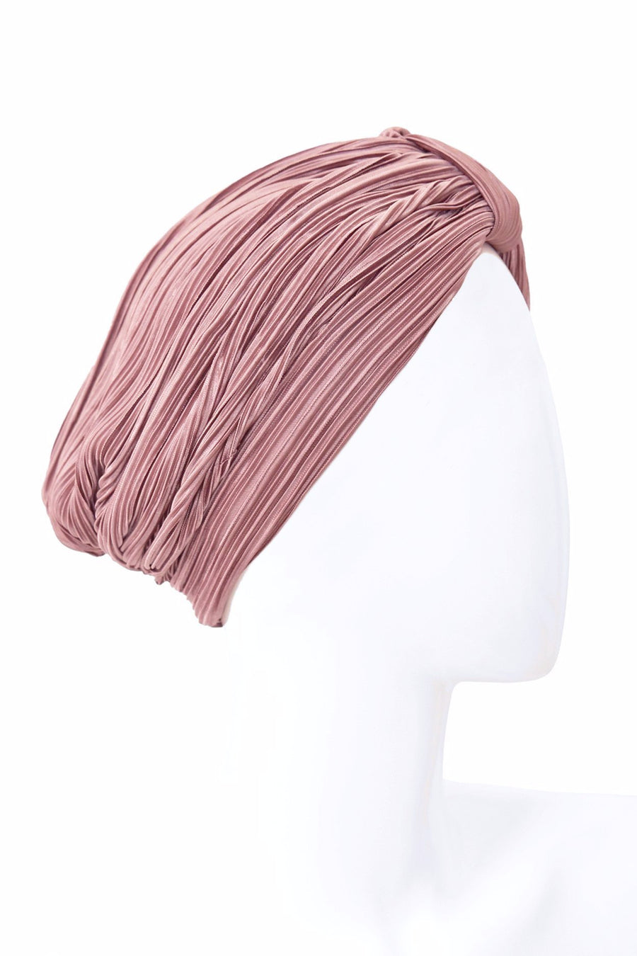 Powder pink turban