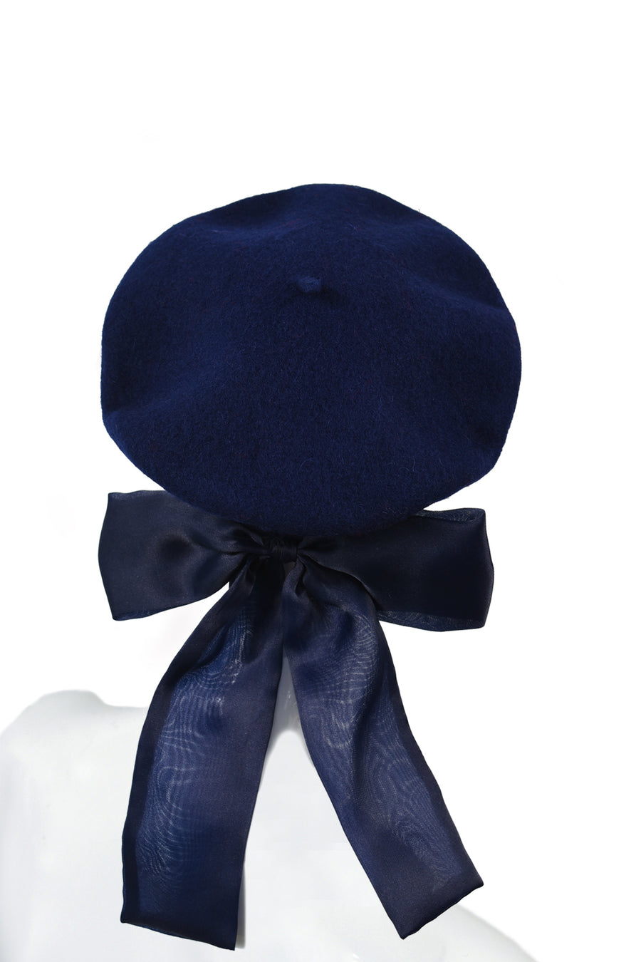 Navy blue beret