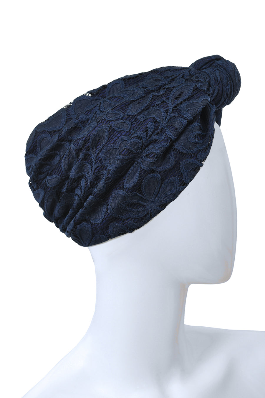 Dentelle knot navy blue