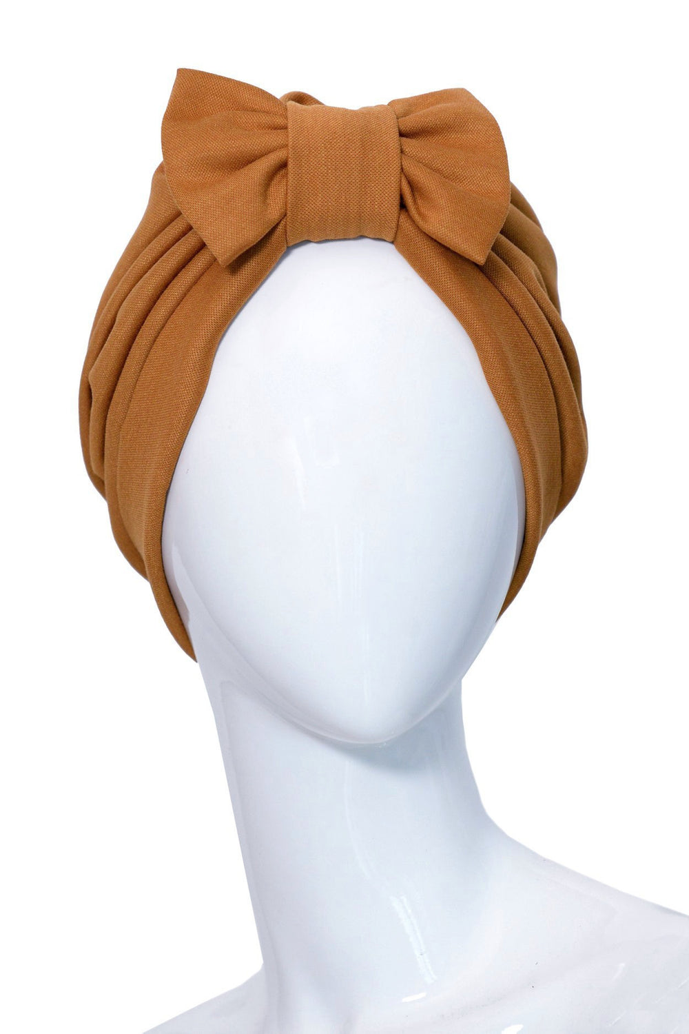 LES SABLONS Ochre turban for women